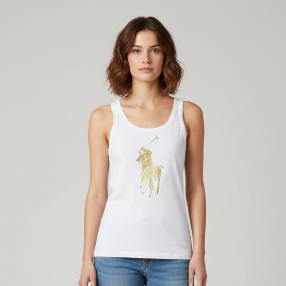 Ralph Lauren  black label Ivory Tank‎ Top